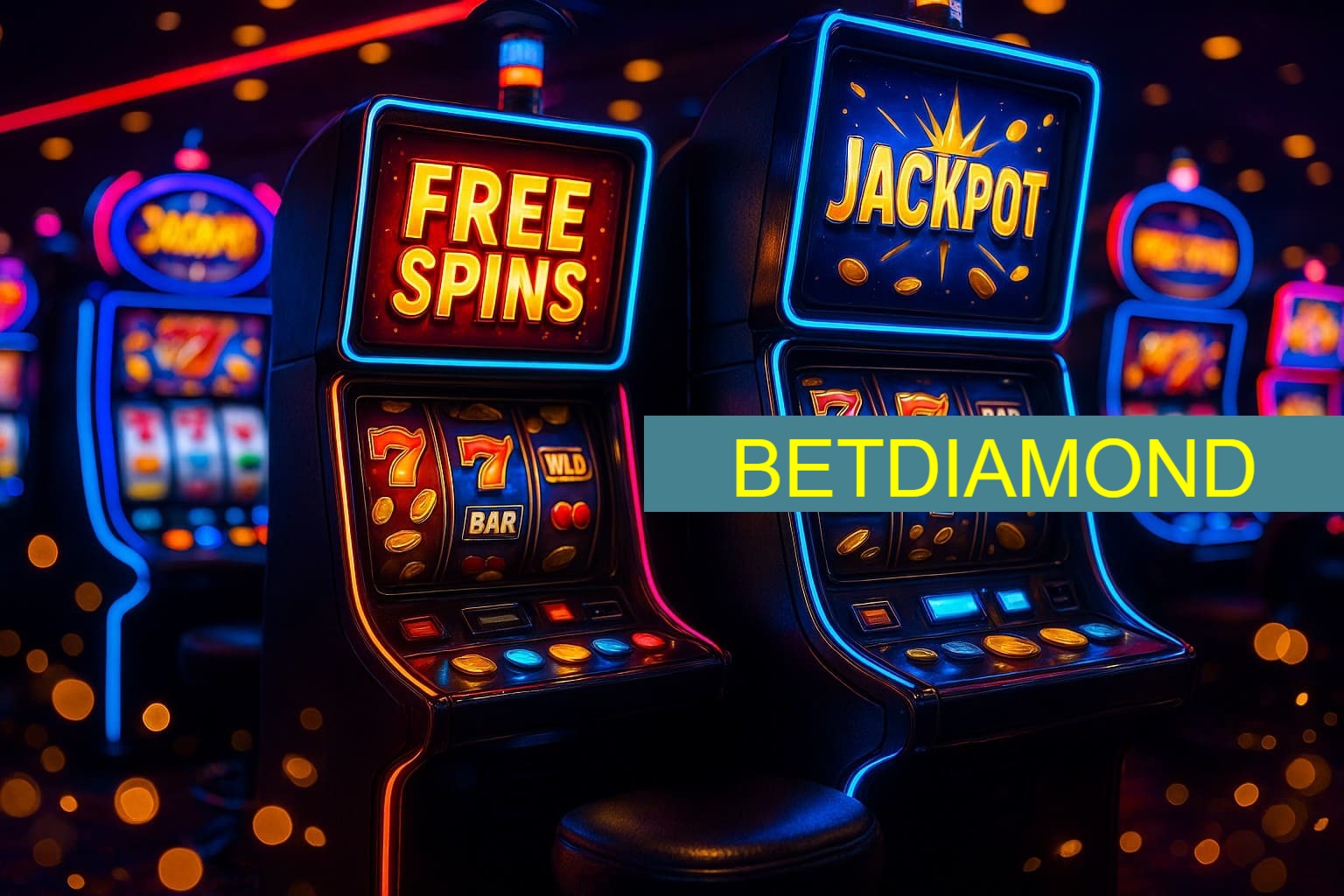 Diversos jogos de caça-níqueis